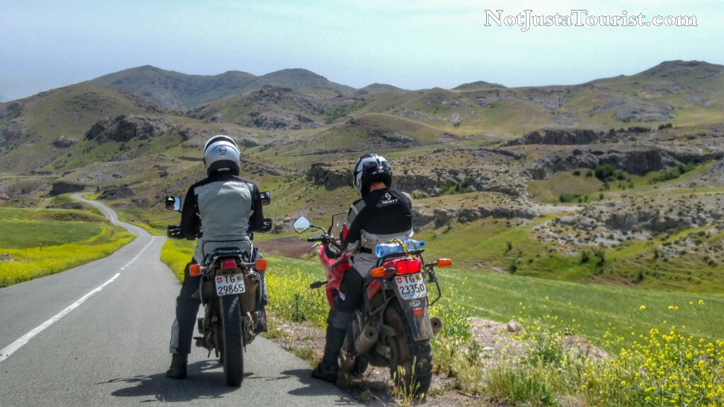 Riding overland in Iran