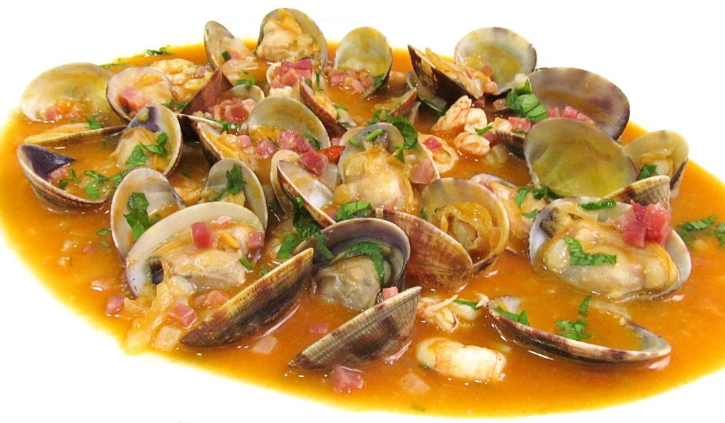 Almejas A la Marinera - Clams - Shrimps = 