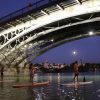 Paddle Surfing in Guadalquivir river, Sevilla.