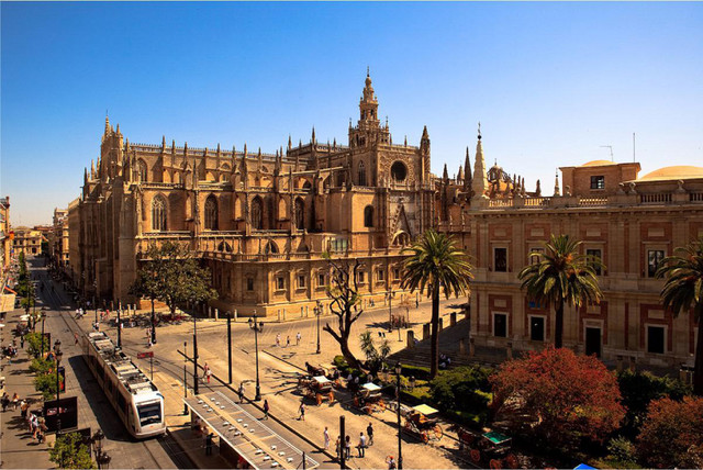 The majestic Cathedral of Seville