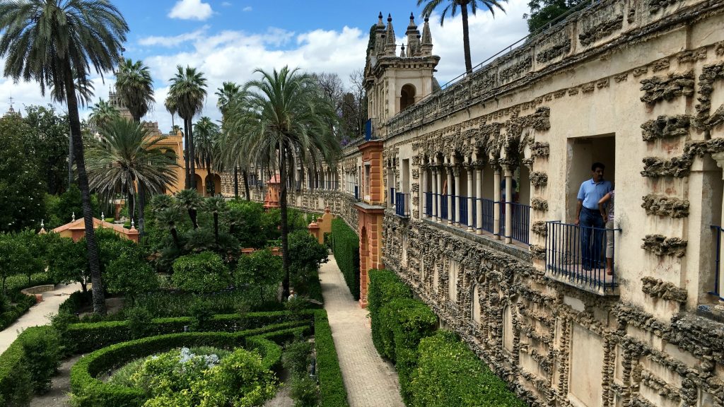 The Real Alcazar in Seville , Summer in Seville