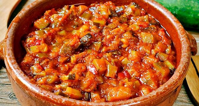 Pisto is a vegetarian tapas option similar to ratatouille