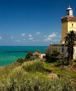 tangier lighthouse in Morocco on guided tour