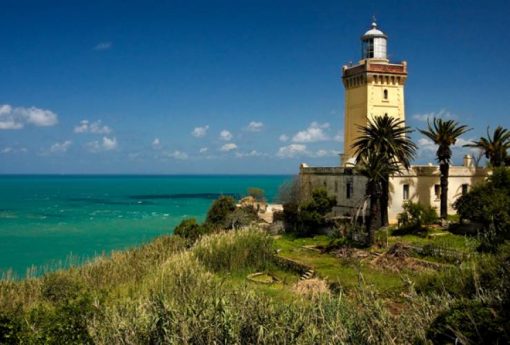 tangier lighthouse in Morocco on guided tour
