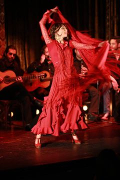 Amazing flamenco dresses in Seville