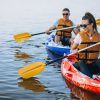 Kayak in lake chorro in a daytrip