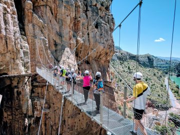 Caminito del Rey hanging bridge private tour