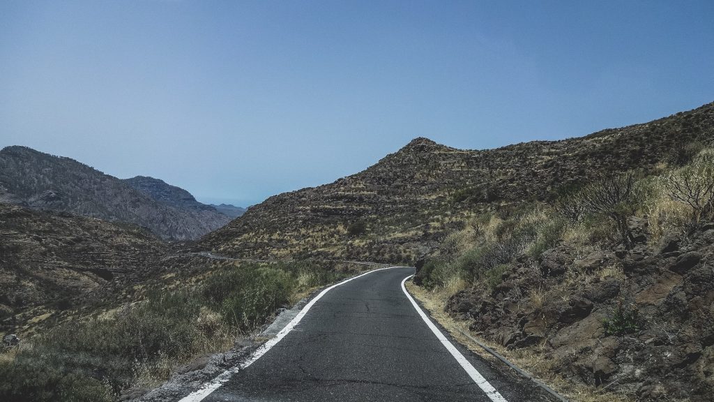 Southern Spain road and nature