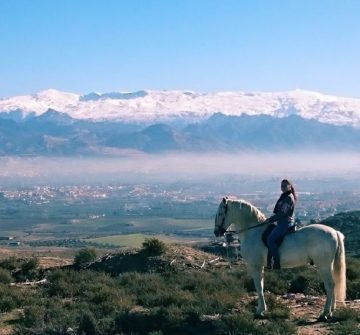 Horseriding in sierra nevada Spain