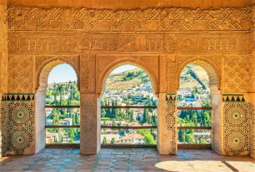 Spain's stunning architecture of the Alhambra in Granada