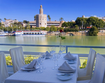 restaurantes con buenas vistas en Sevilla