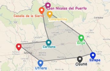 ruta por los mejores pueblos de Sevilla