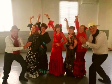 Clase de baile flamenco en Sevilla