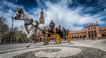 como montar a caballo en Sevilla
