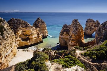 Natural arches, Algarve, Portugal