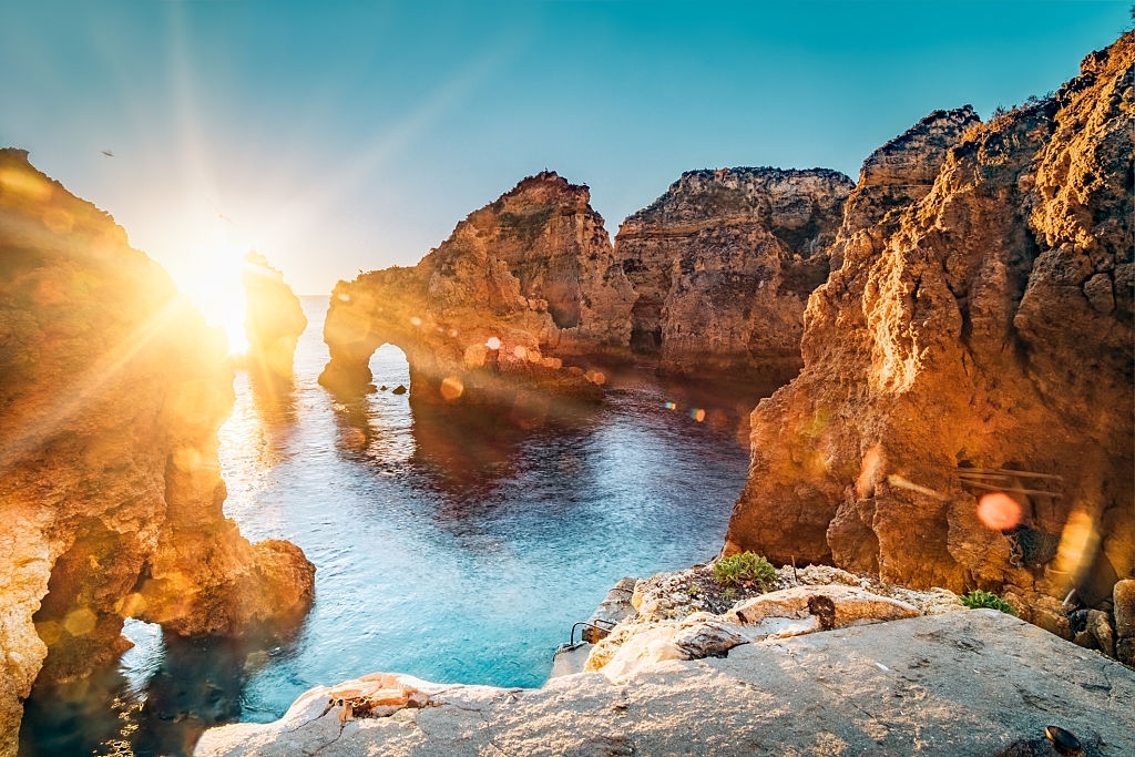 Beach views from Lagos, Portugal