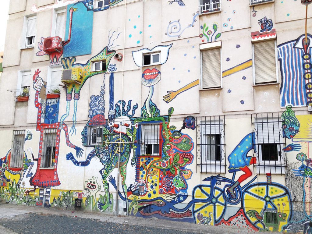 A colourful photo from the off the beaten path tour in Seville