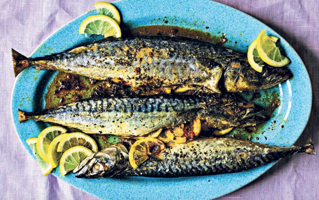 Spanish Baked Whole Mackerel. Photo Credit :The Telegraph  