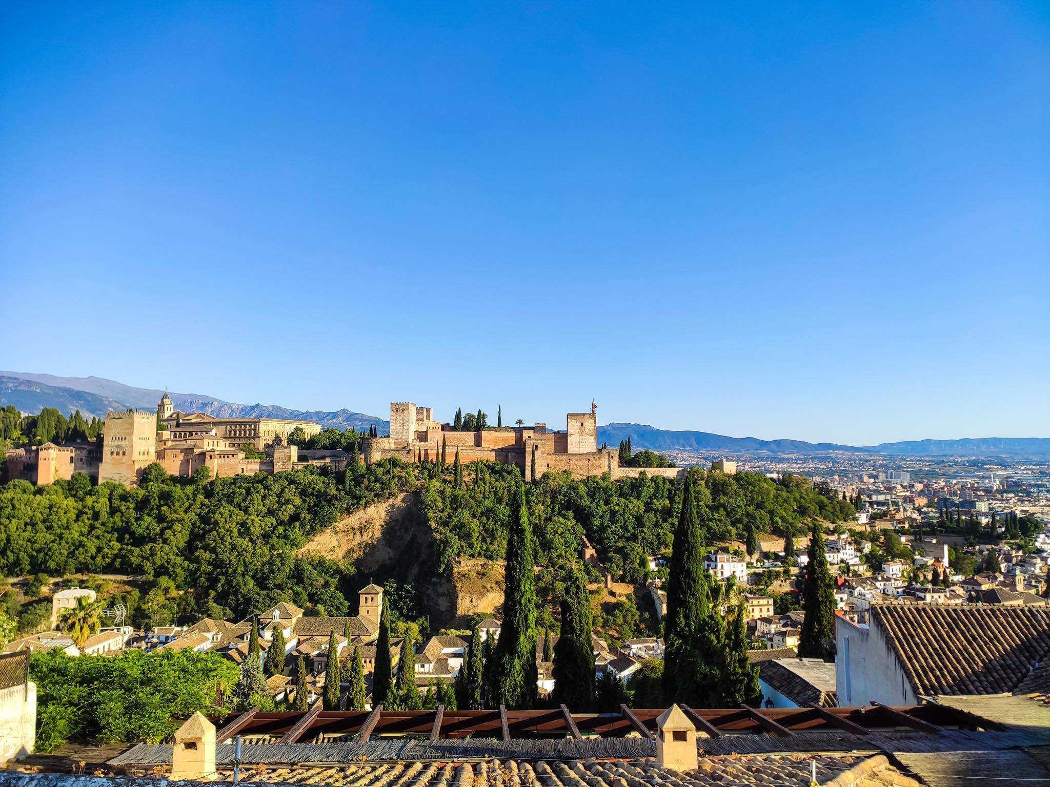 Best views of Alhambra in Granada