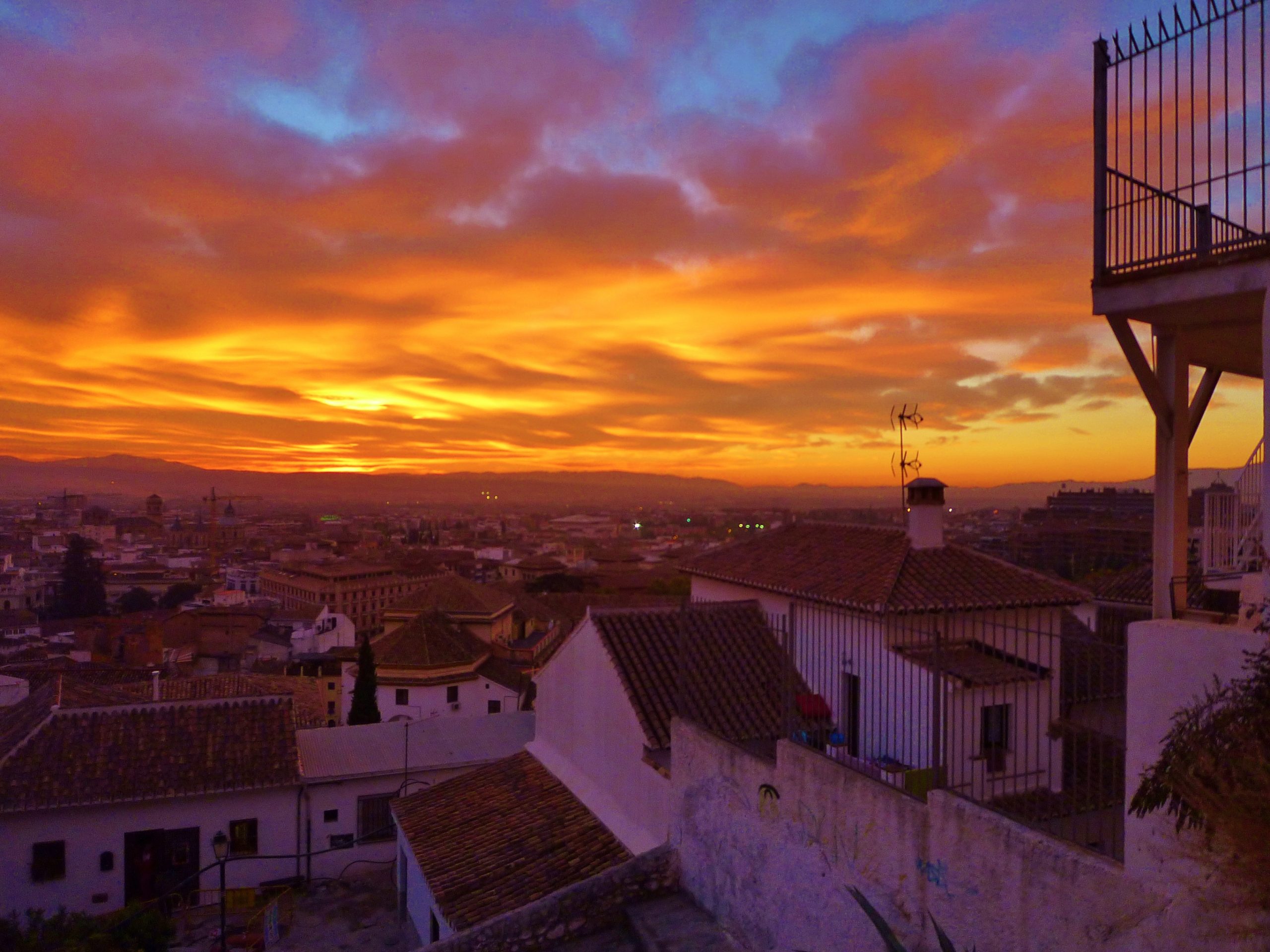 Where to see sunset in granada