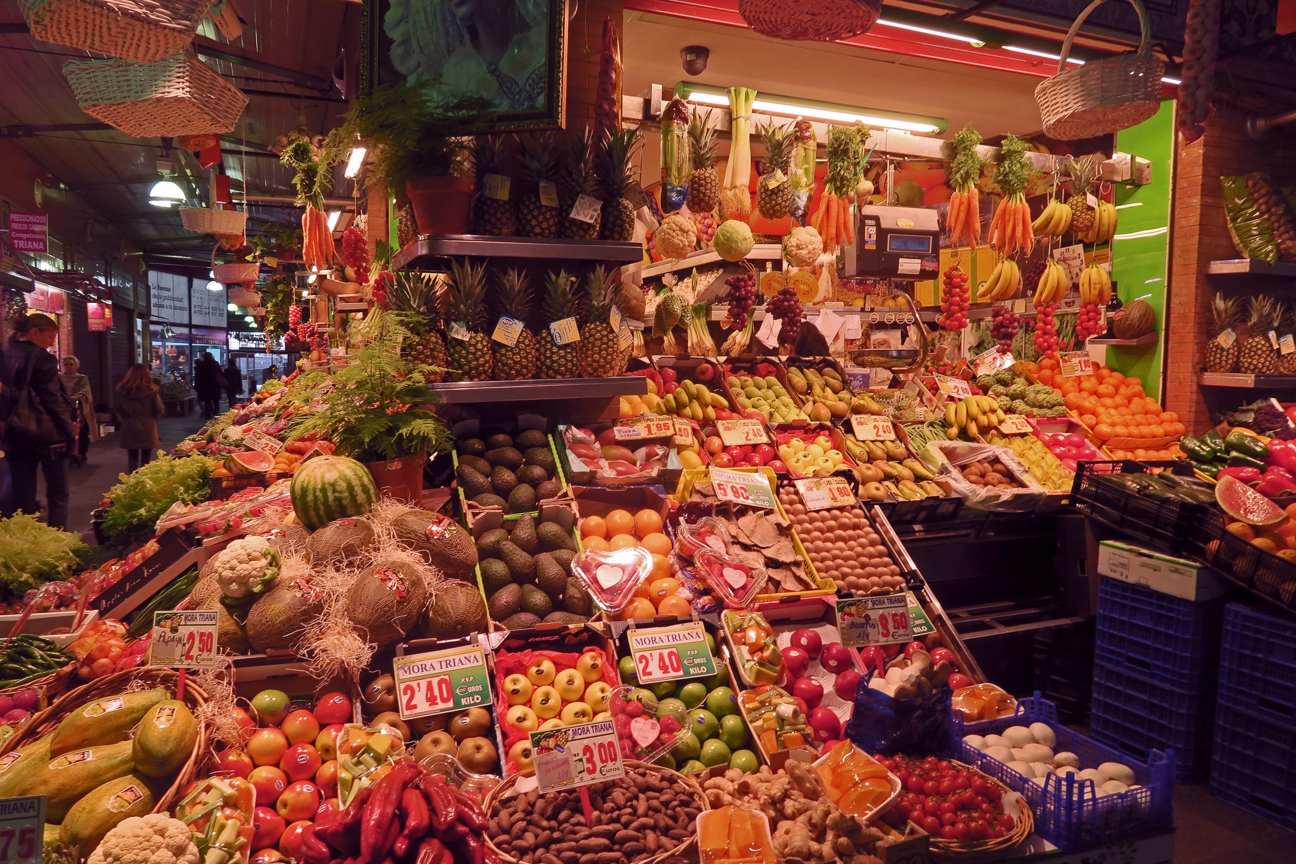 Market visit and tour Seville