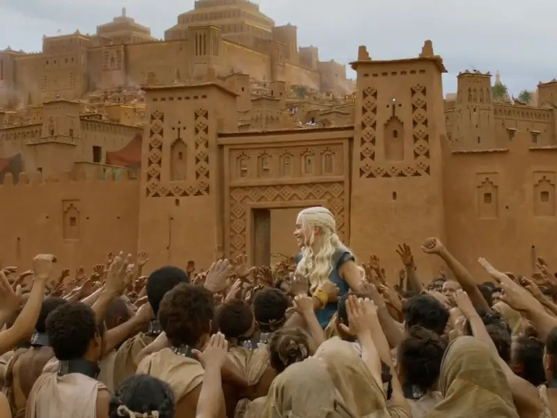 Movie scenes recorded in Morocco